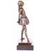 Táncoslány bronz szobor képe