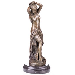 Női akt bronz szobor képe