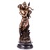 Aphrodité és Ámor bronz szobor képe