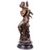 Aphrodité és Ámor bronz szobor képe