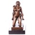 Női akt erotikus bronz szobor képe