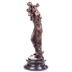 Nő angyalokkal bronz szobor képe