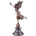 Angyal trombitával és babérkoszorúval - bronz szobor képe