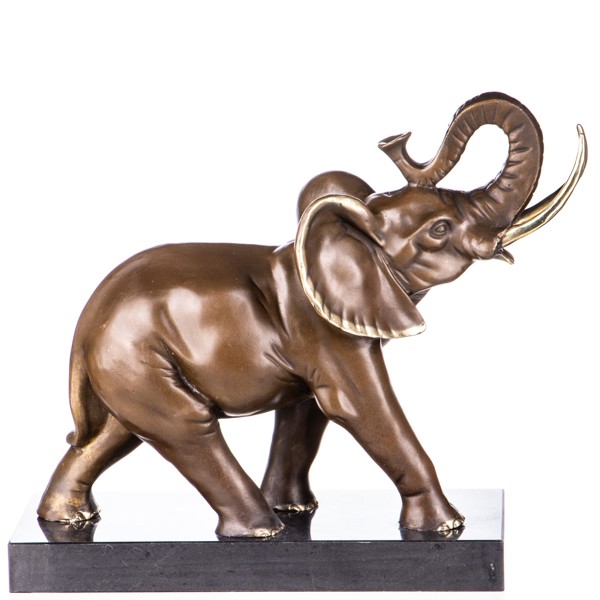 Elefánt bronz szobor képe