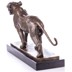 Tigris bronz szobor képe