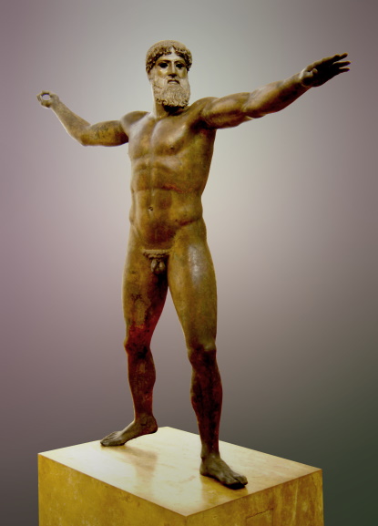 Poseidon bronz szobor Poseidon bronz szobor