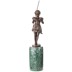 Horgászó lány bronz szobor, Art Deco képe