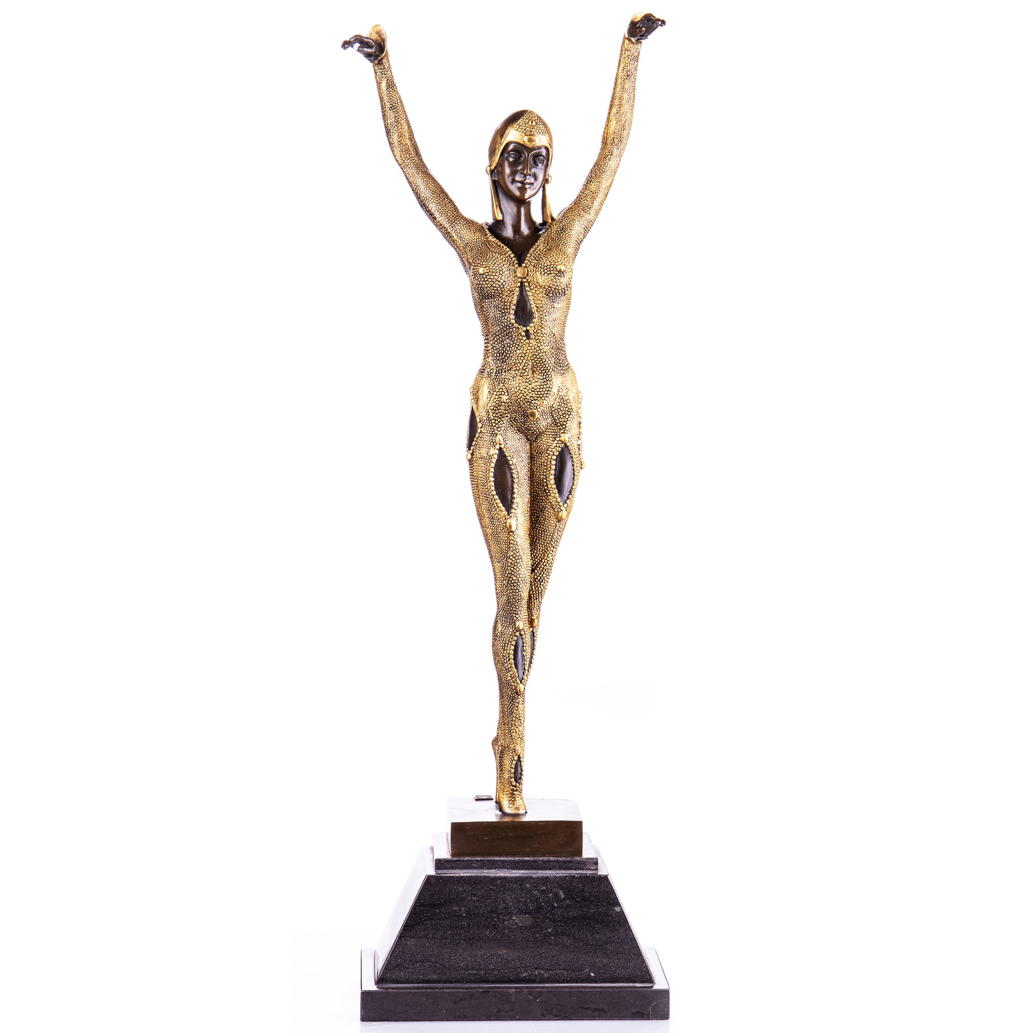 Kép a Táncosnő bronz szobor, Art Deco