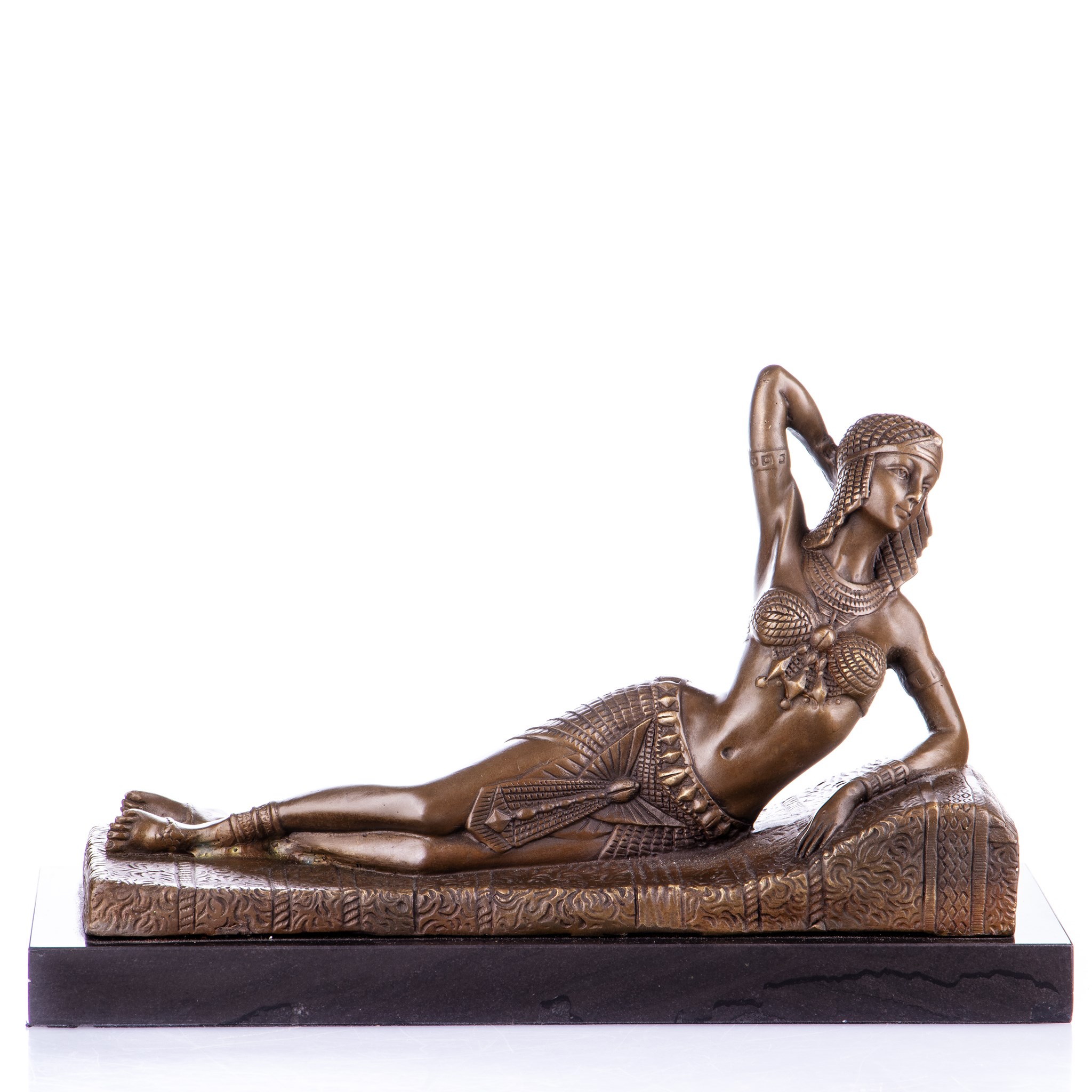 Kép a Fekvő nő bronz szobor, Art Deco