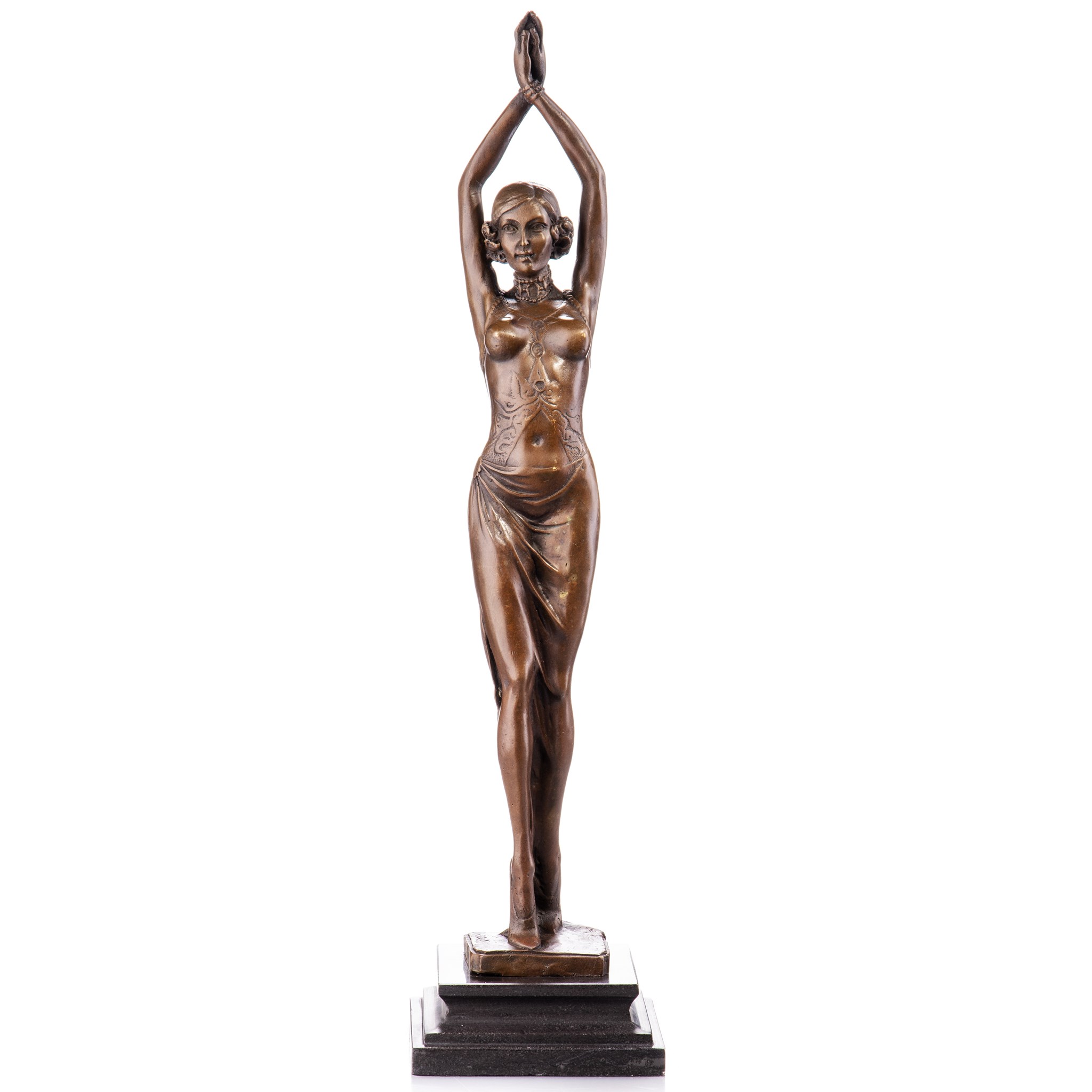 Kép a Táncosnő - bronz szobor, Art Deco