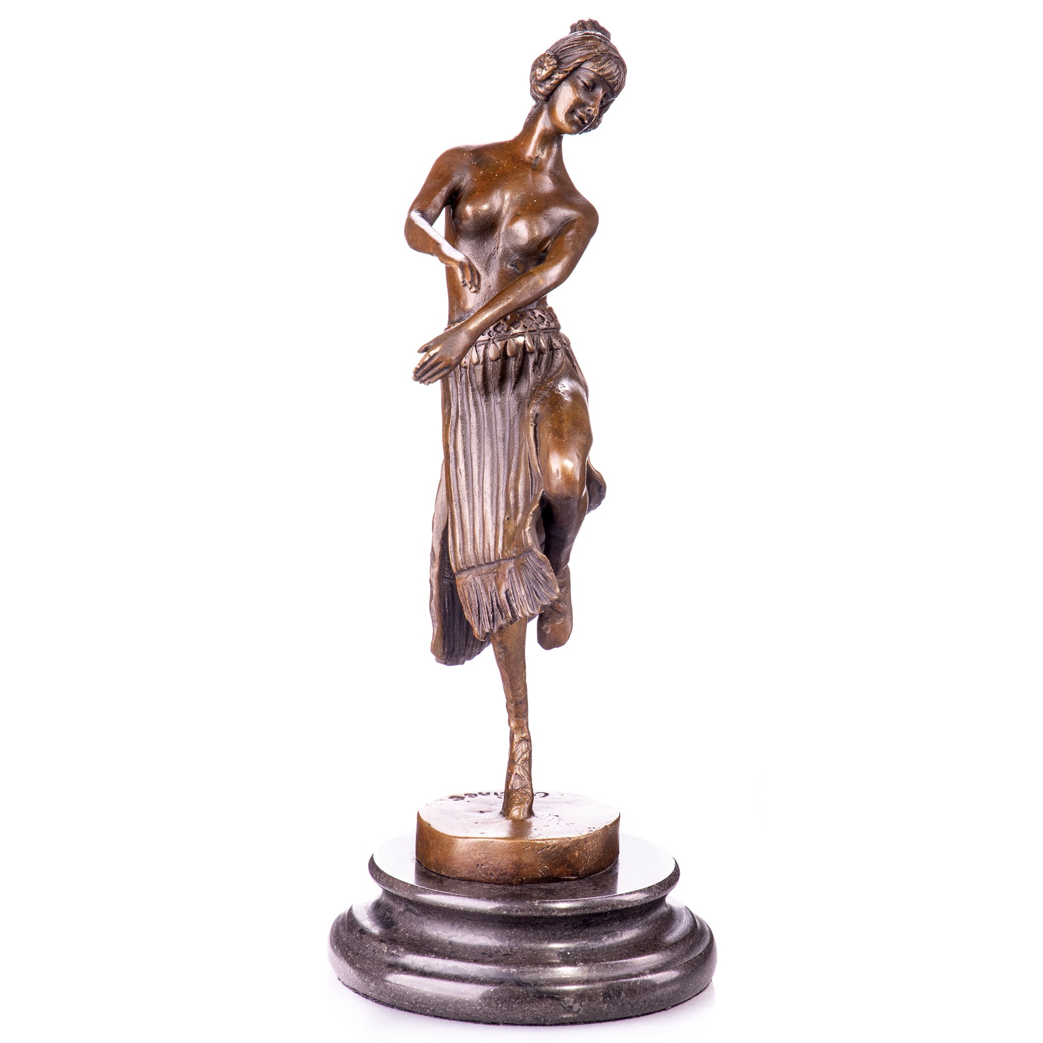Kép a Táncosnő - bronz szobor, Art Deco