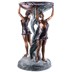 Bronz kút táncosnőkkel - bronz szobor, Art Deco képe
