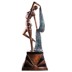 Táncosnő - bronz szobor, Art Deco képe