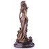 Nő, virágokkal- bronz szobor, Jugendstil képe