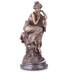 Ülő nő - bronz szobor, Jugendstil képe