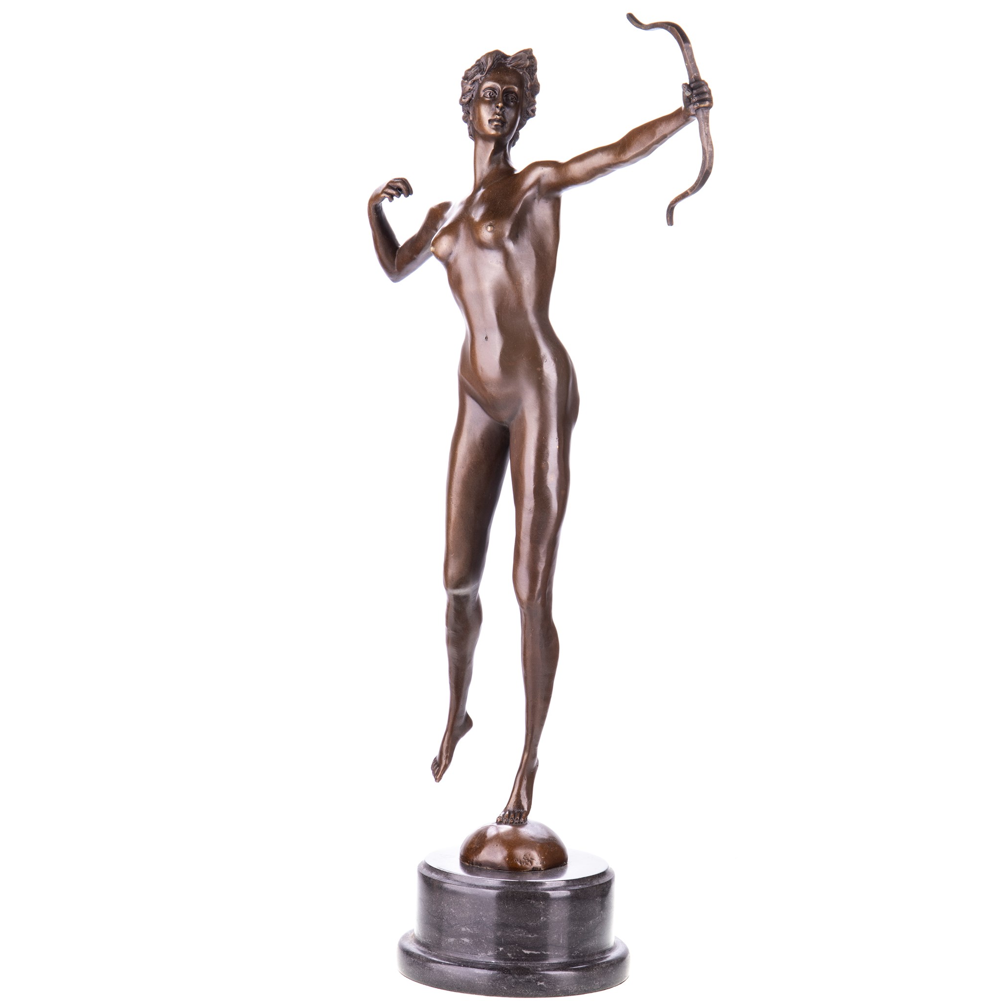 Kép a Diana, mitológiai bronz szobor