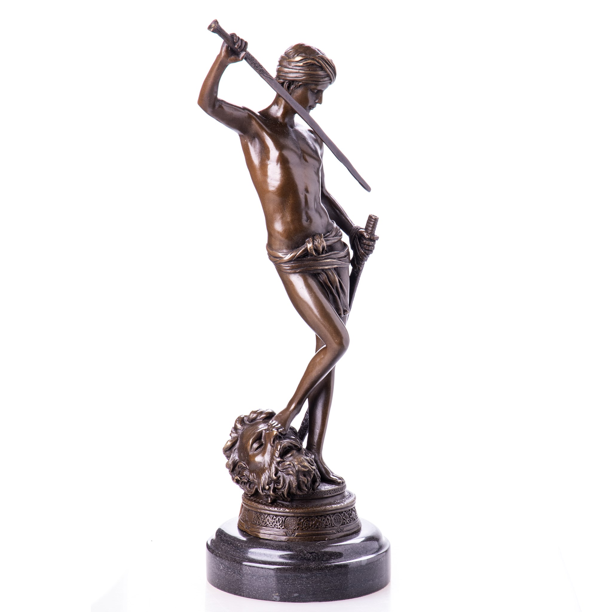 Kép a Dávid - modern bronz szobor