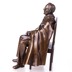 Franklin D. Roosevelt amerikai elnök - bronz szobor képe