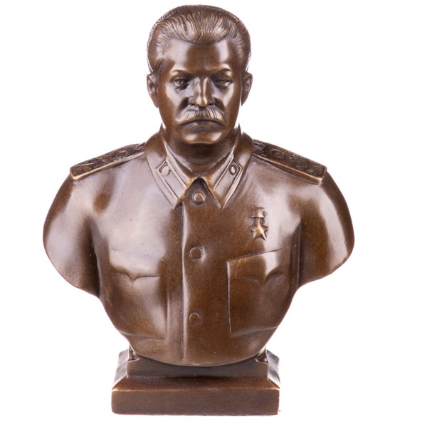Sztálin - bronz mellszobor képe