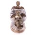 Porcelán-bronz tál angyalokkal képe