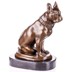 Kutya bronz szobor képe