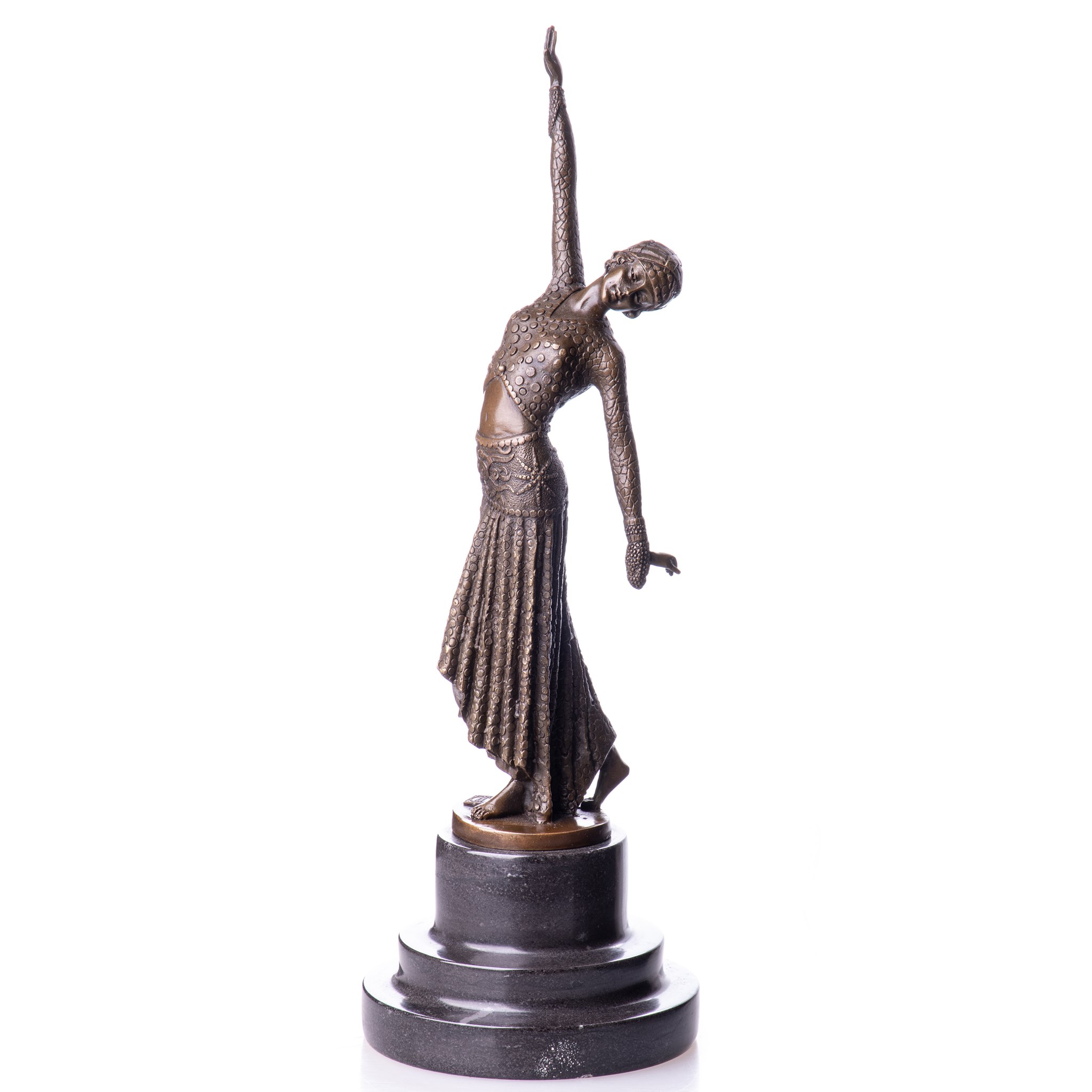 Kép a Táncosnő bronz szobor, Art Deco