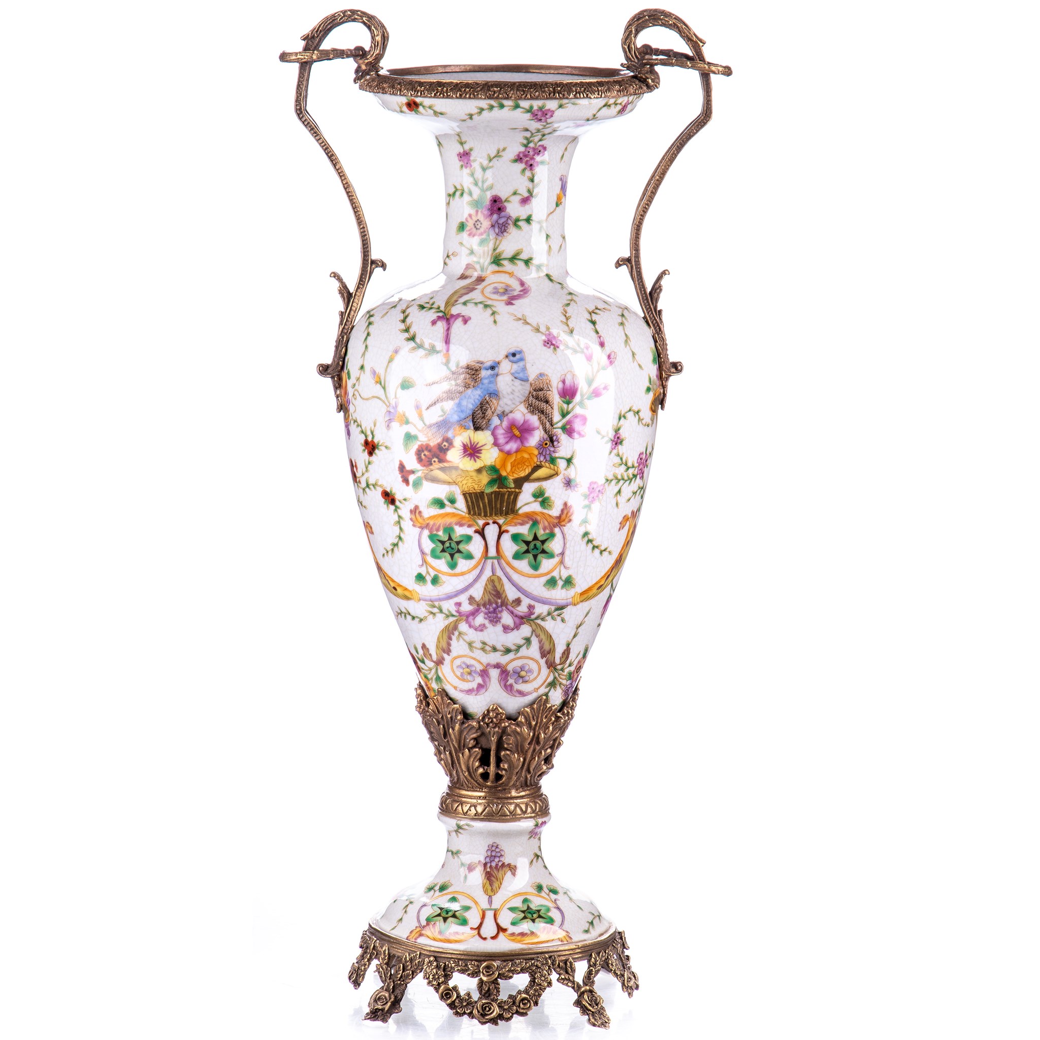 Kép a Porcelán-bronz váza