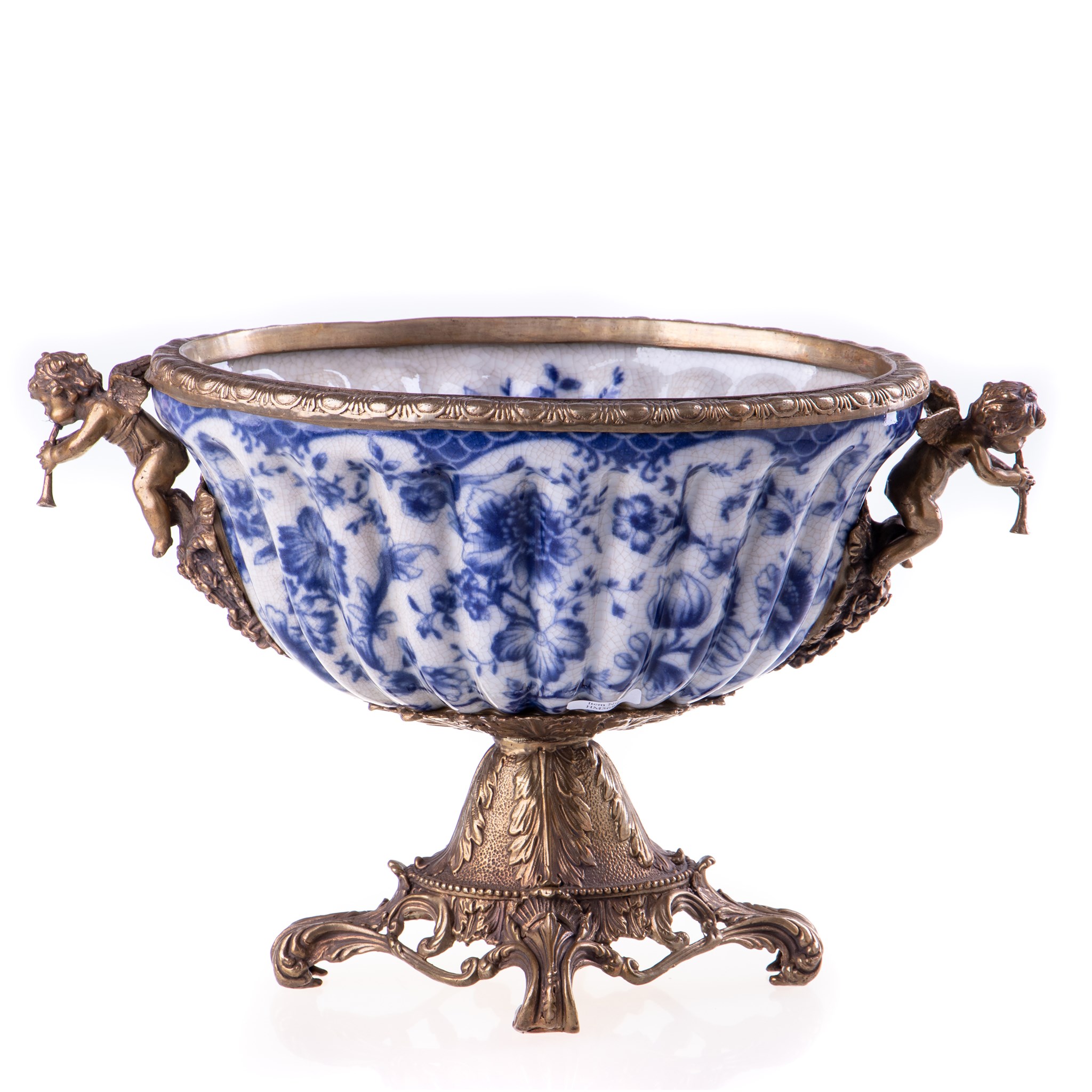 Kép a Porcelán-bronz tál angyalokkal
