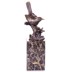 Madár - bronz szobor márványtalpon képe