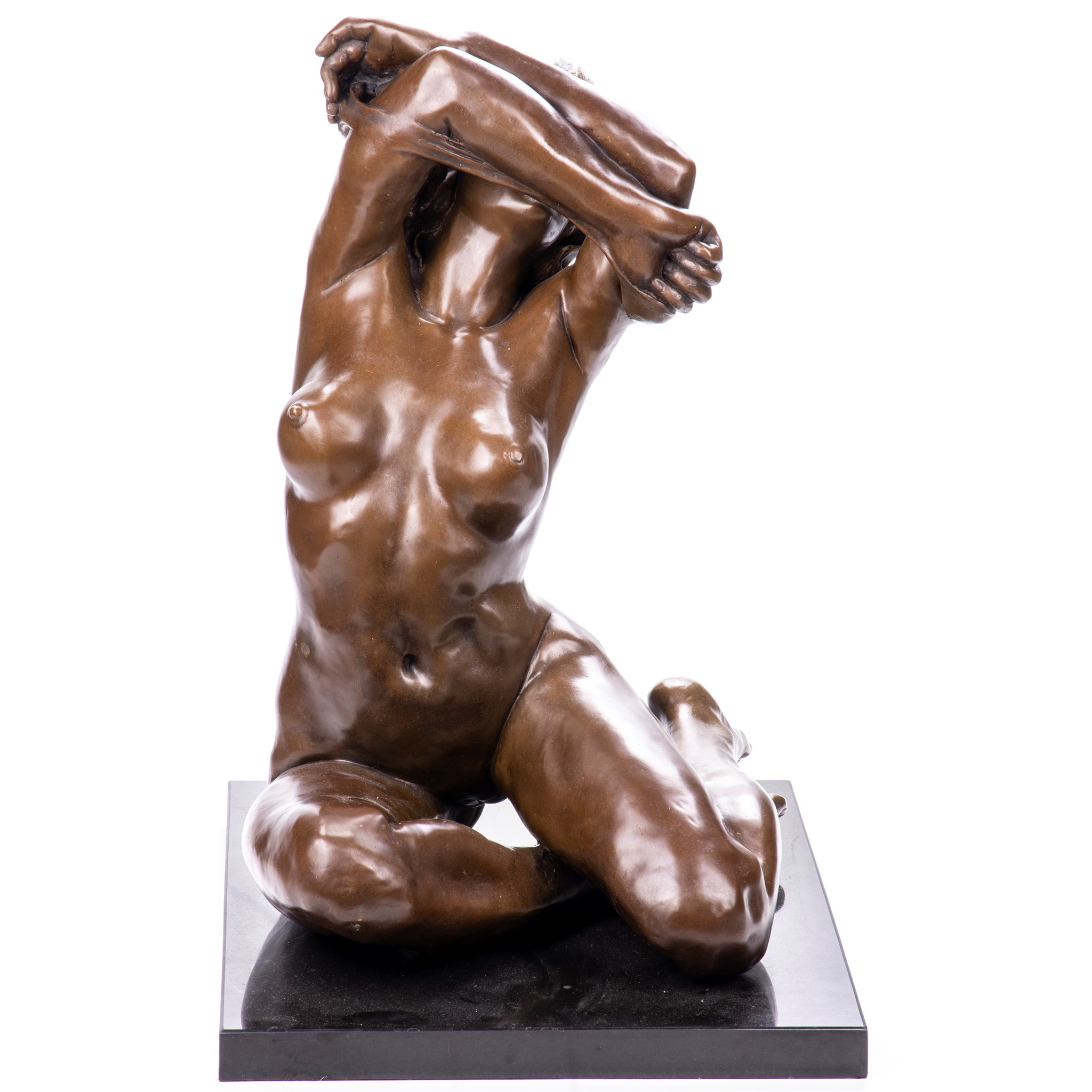 Kép a Erotikus női akt bronz szobor