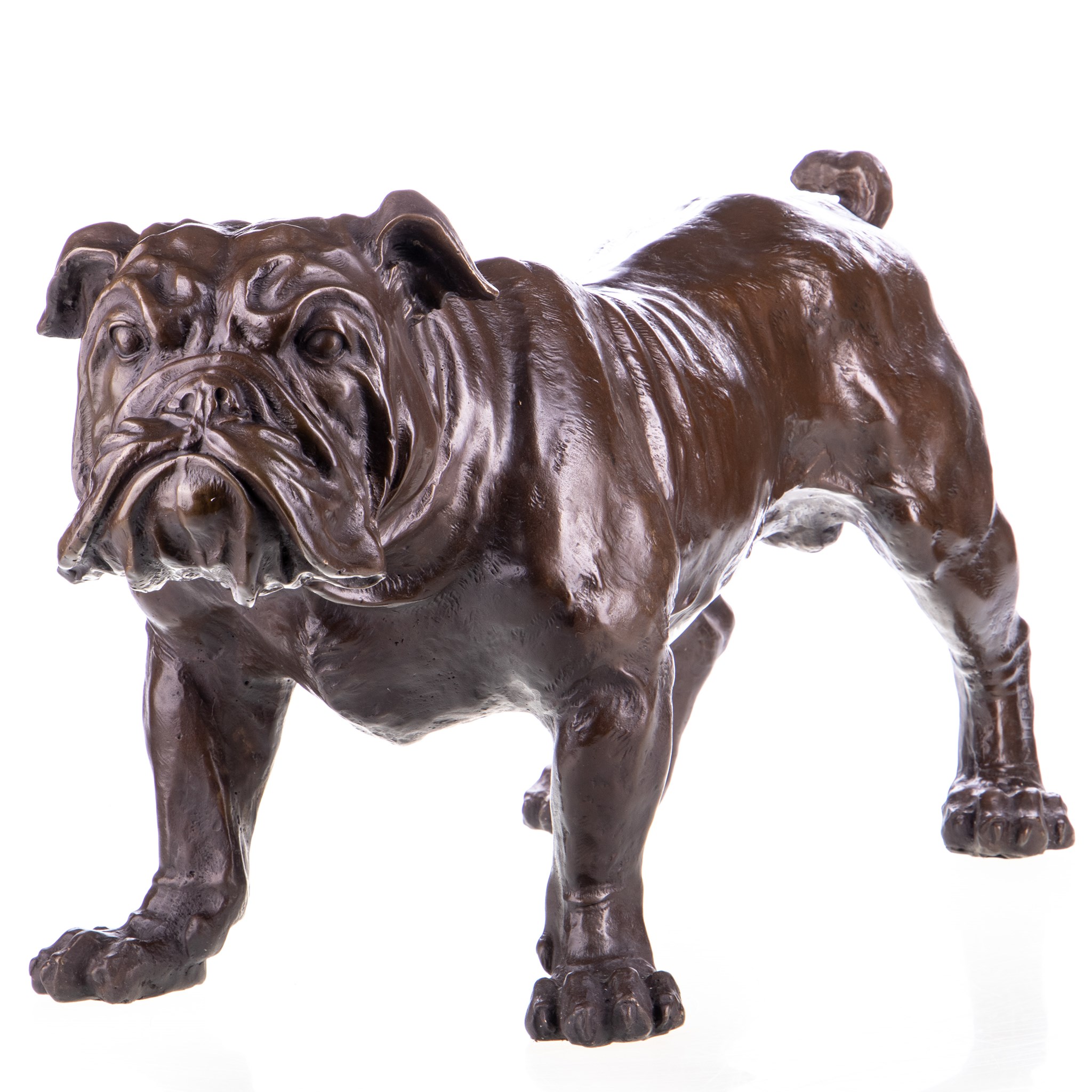 Kép a Bulldog - bronz szobor