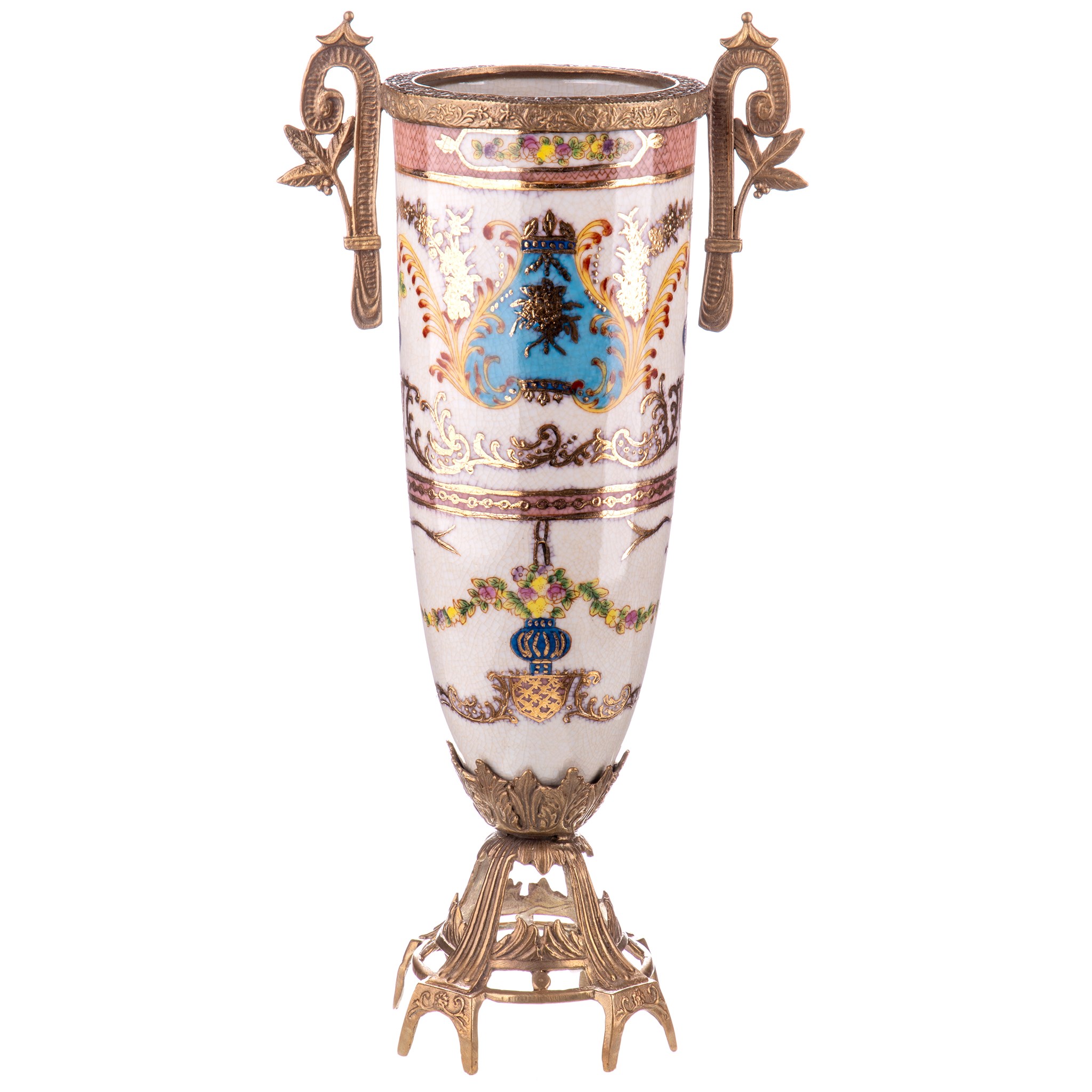 Kép a Porcelán-bronz váza