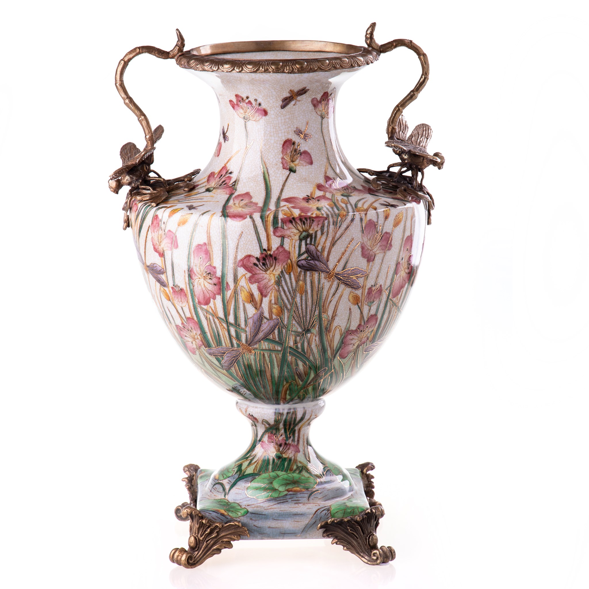 Kép a Porcelán-bronz váza