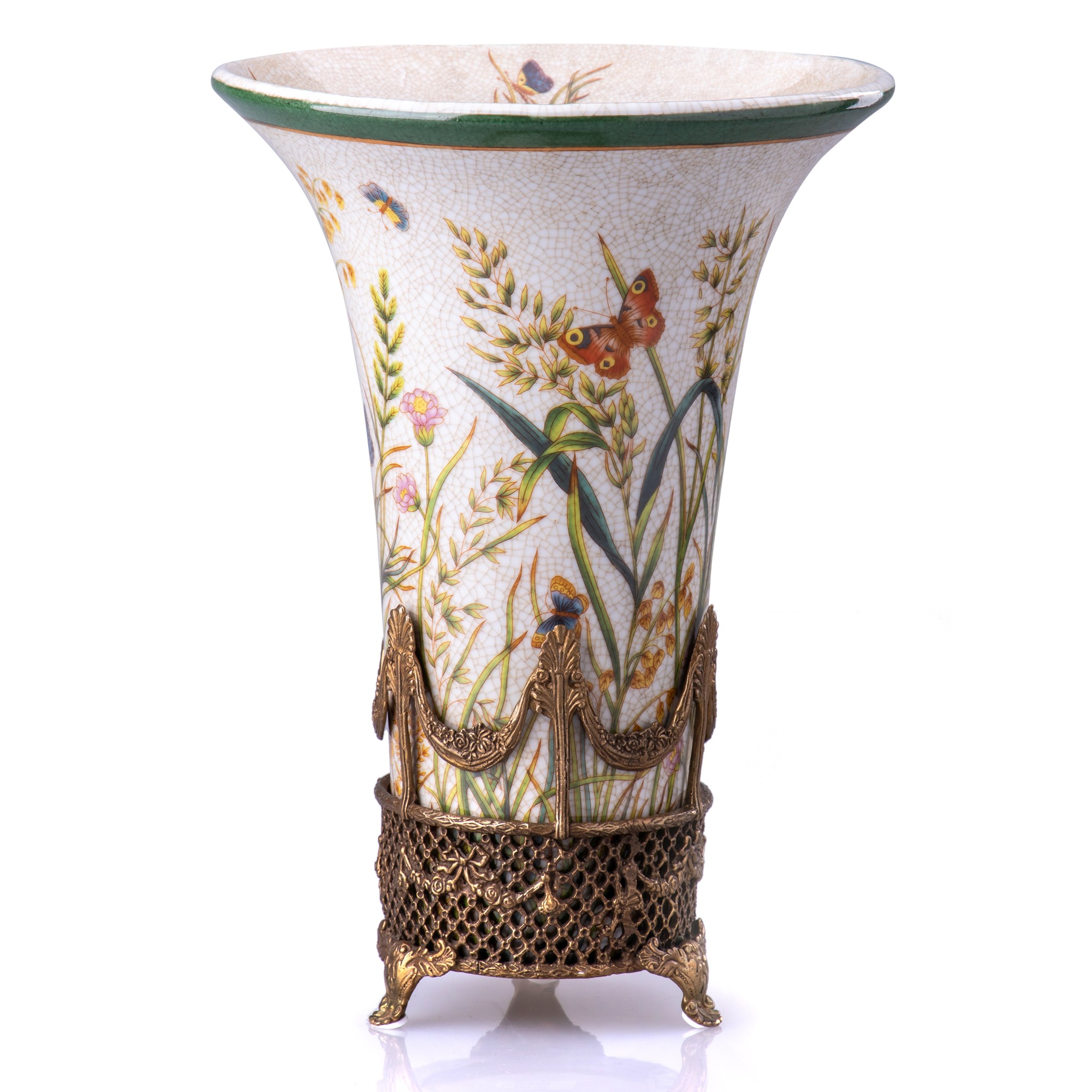 Kép a Porcelán-bronz váza