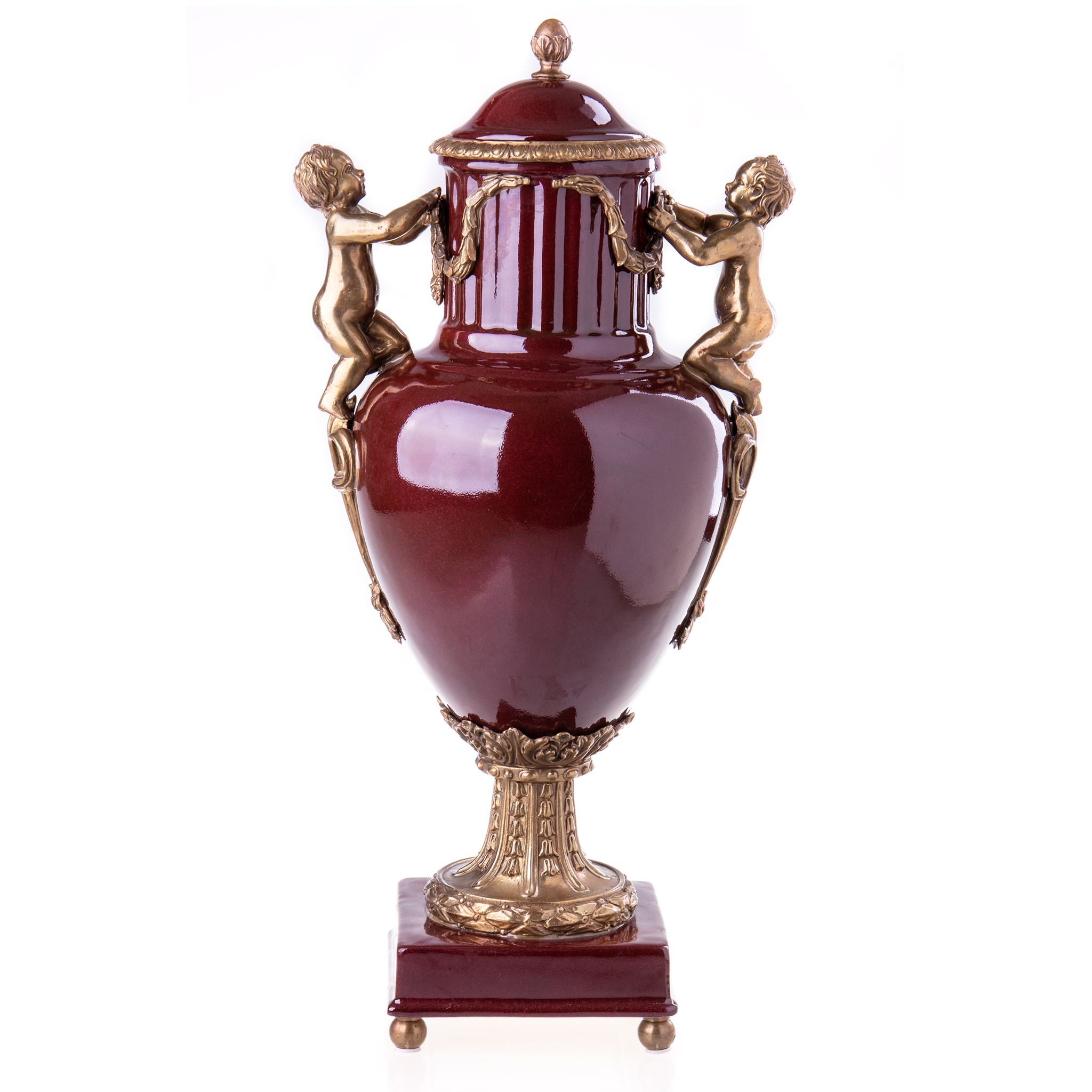 Kép a Porcelán-bronz váza