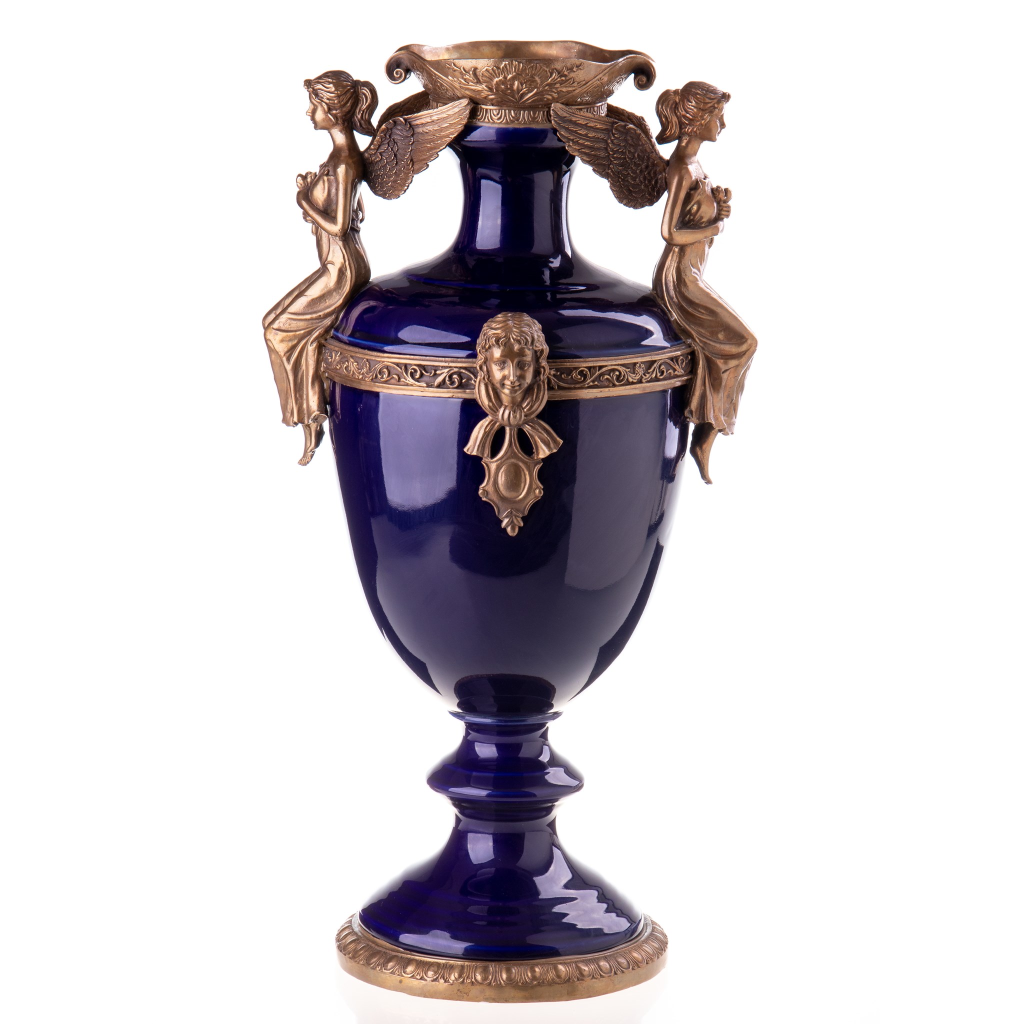 Kép a Porcelán-bronz váza angyalokkal