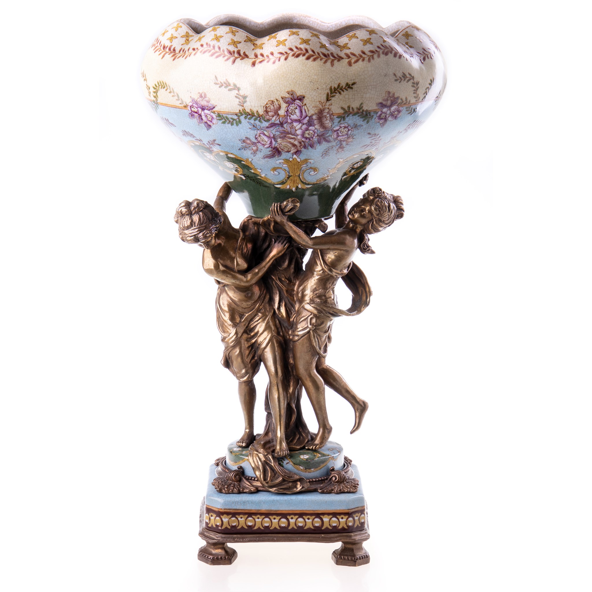 Kép a Porcelán-bronz váza