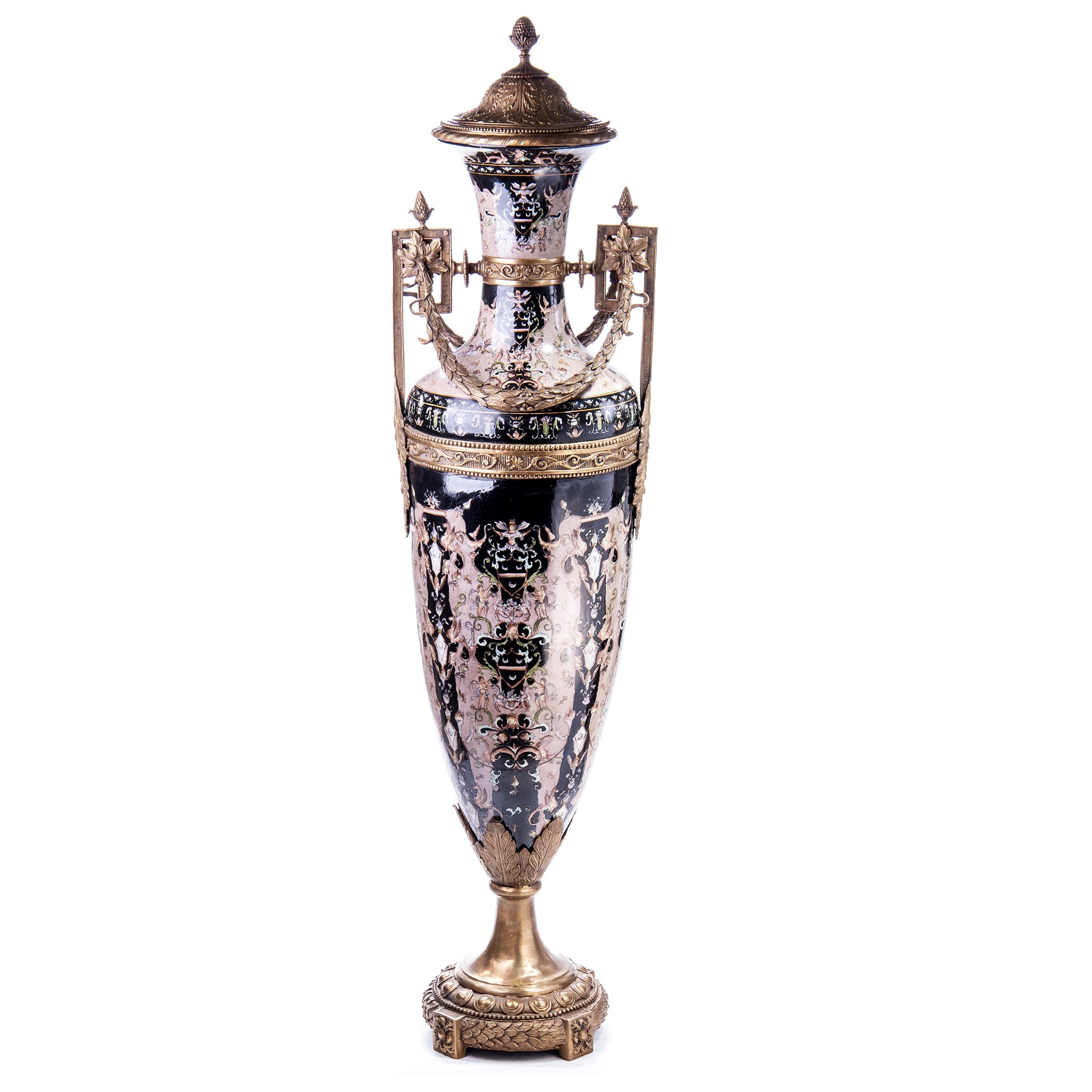 Kép a Porcelán-bronz váza