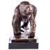Gorilla - bronz szobor márványtalpon képe
