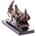 Római harcos harci szekéren - bronz szobor képe