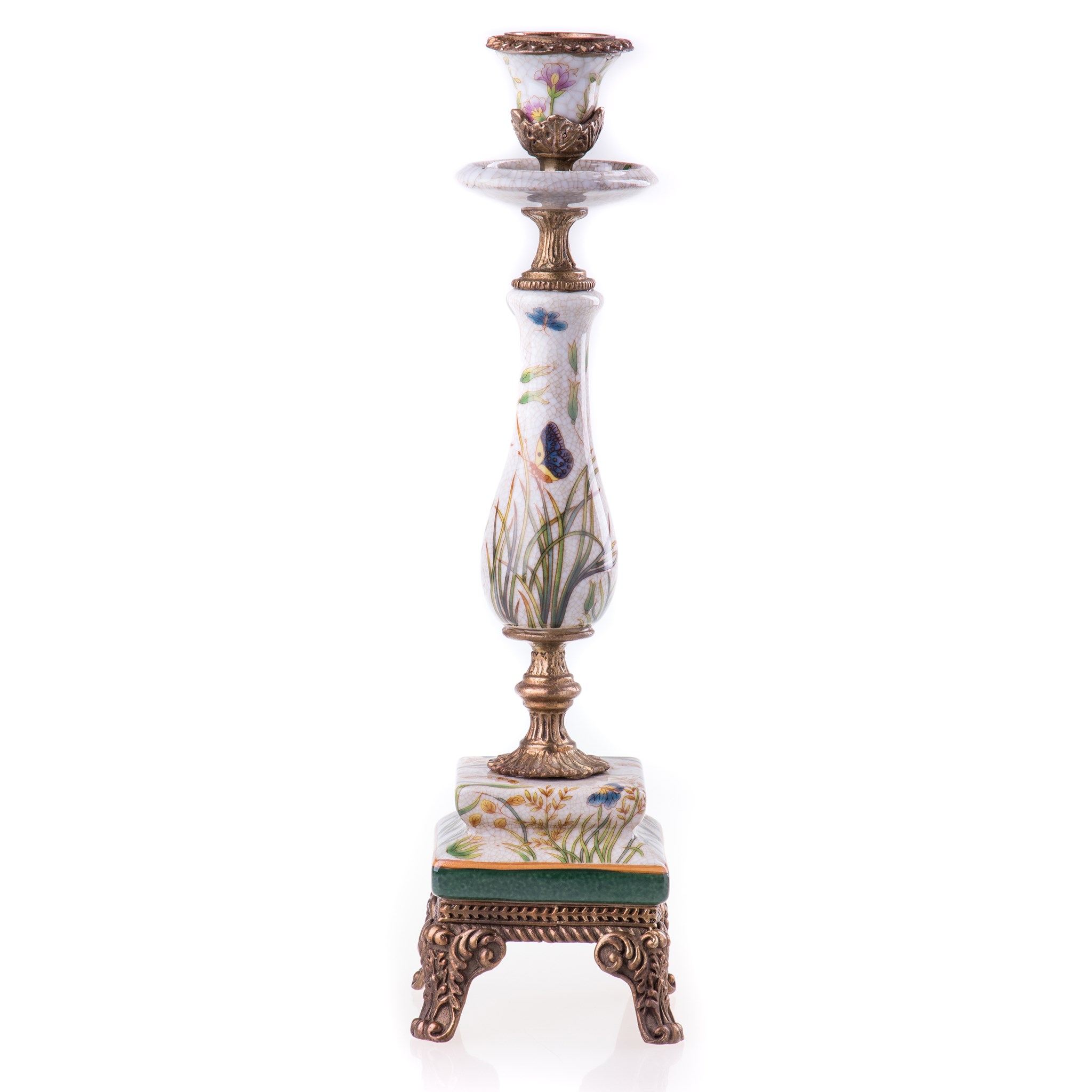 Kép a Porcelán-bronz gyertyatartó