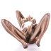 Női erotikus bronz szobor képe