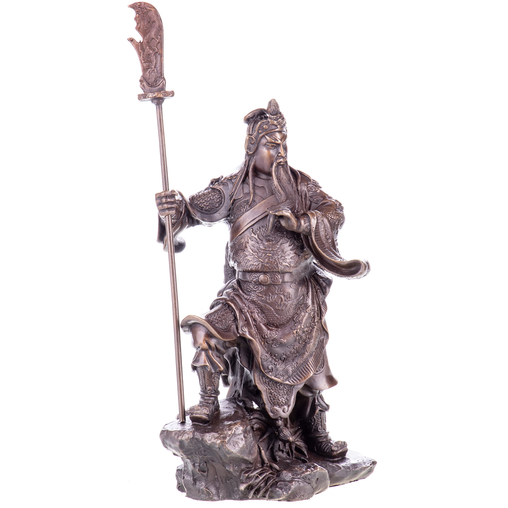 Kép a Legendás kínai hadvezér, Guan Yu - bronz szobor