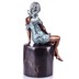 Női akt - bronz szobor  képe