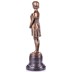 Lány - bronz szobor képe