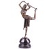 Táncosnő karikával - bronz szobor képe