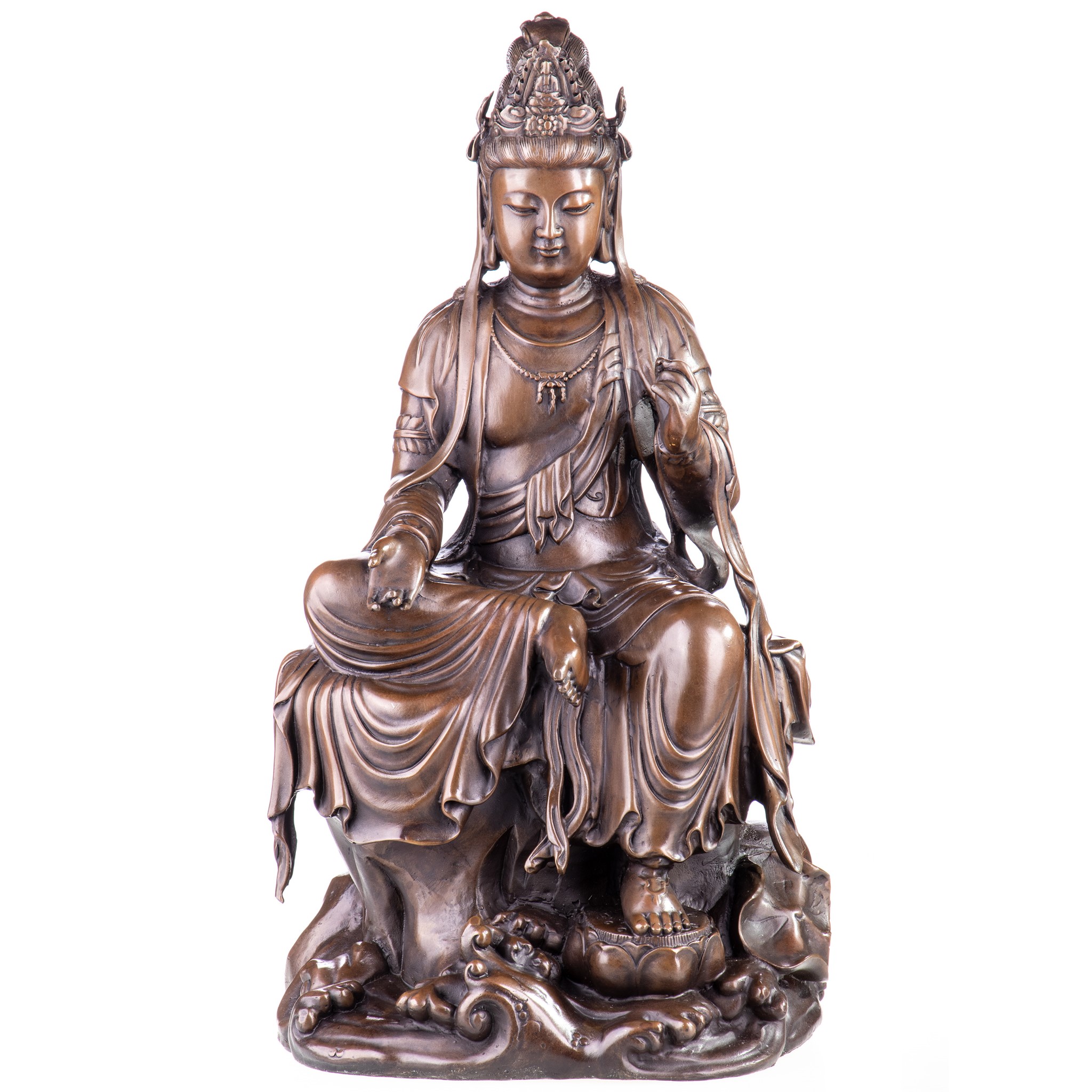 Kép a Buddha - bronz szobor
