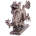Kínai sárkány - bronz szobor képe