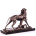 Vizsla nyúllal - bronz szobor képe