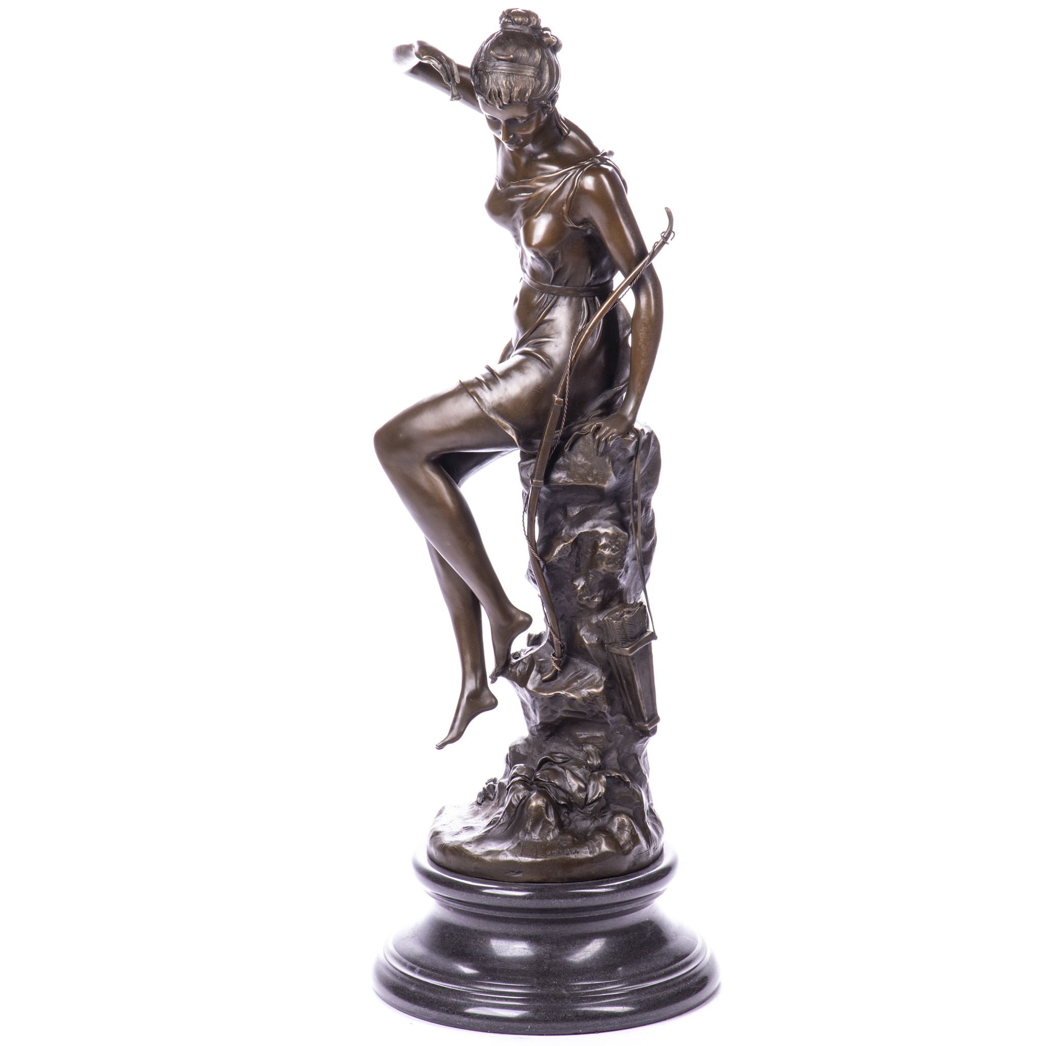 Kép a Diana, mitológiai bronz szobor
